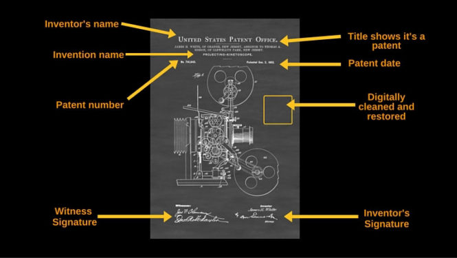 Patent Prints Patent Art Patent Drawings